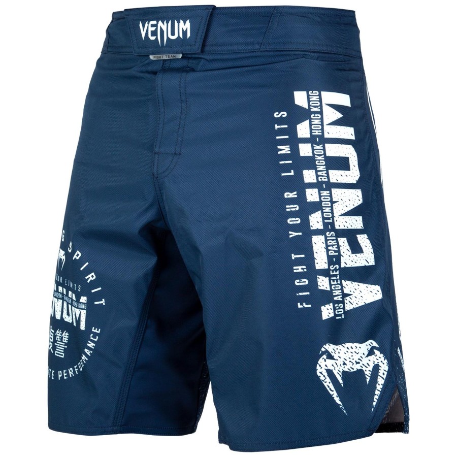 venum signature fightshorts - marineblåhvit