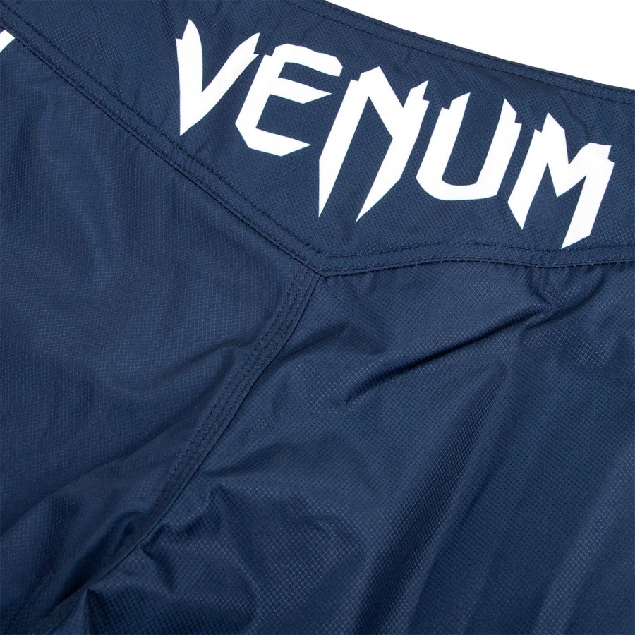 venum signature fightshorts - marineblåhvit