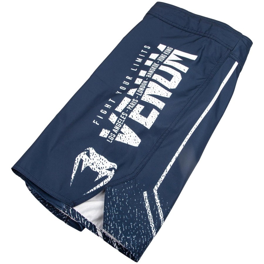 venum signature fightshorts - marineblåhvit