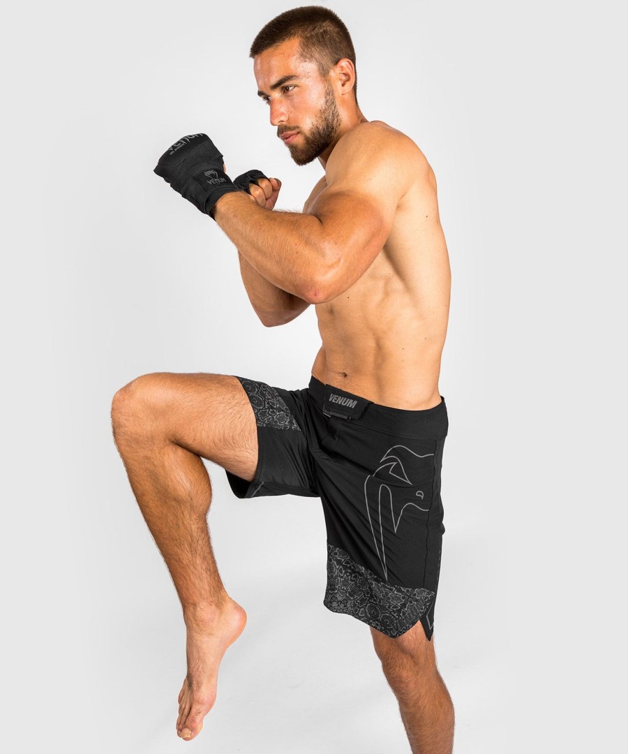 fightshorts reflective light 4.0 venum - svartsvart