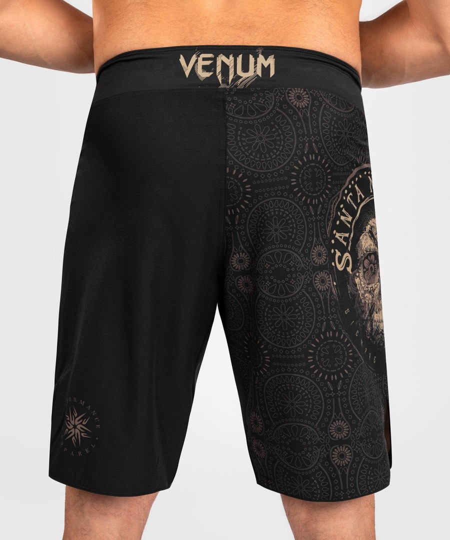 venum santa muerte dark side - kampshorts - svartbrun