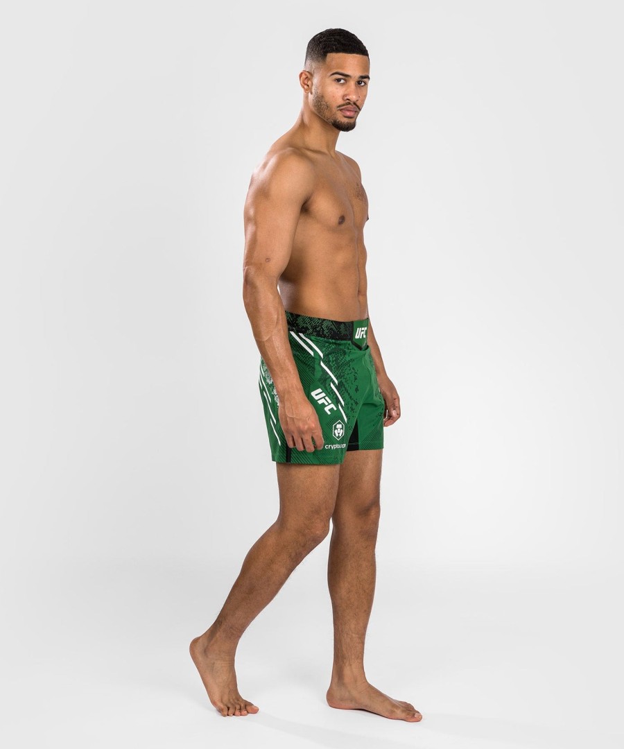 ufc adrenaline by venum authentic fight night menns kampshorts - kort passform - grønn