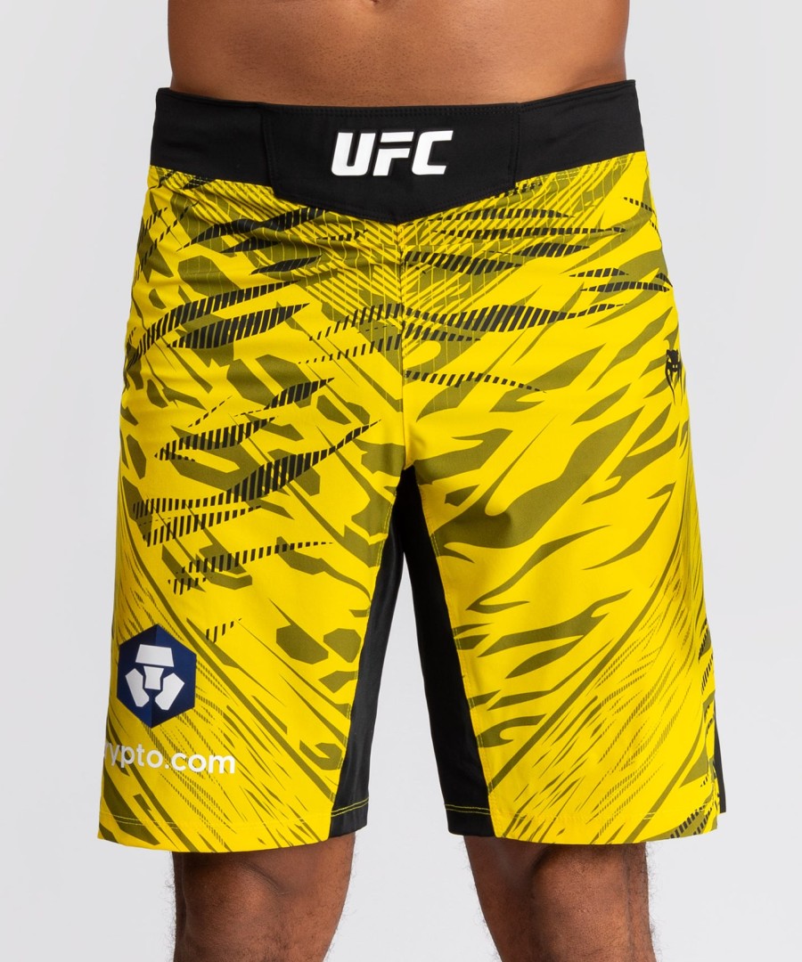 ufc fusion av venum authentic fight night herre kampshorts - lang passform - gul