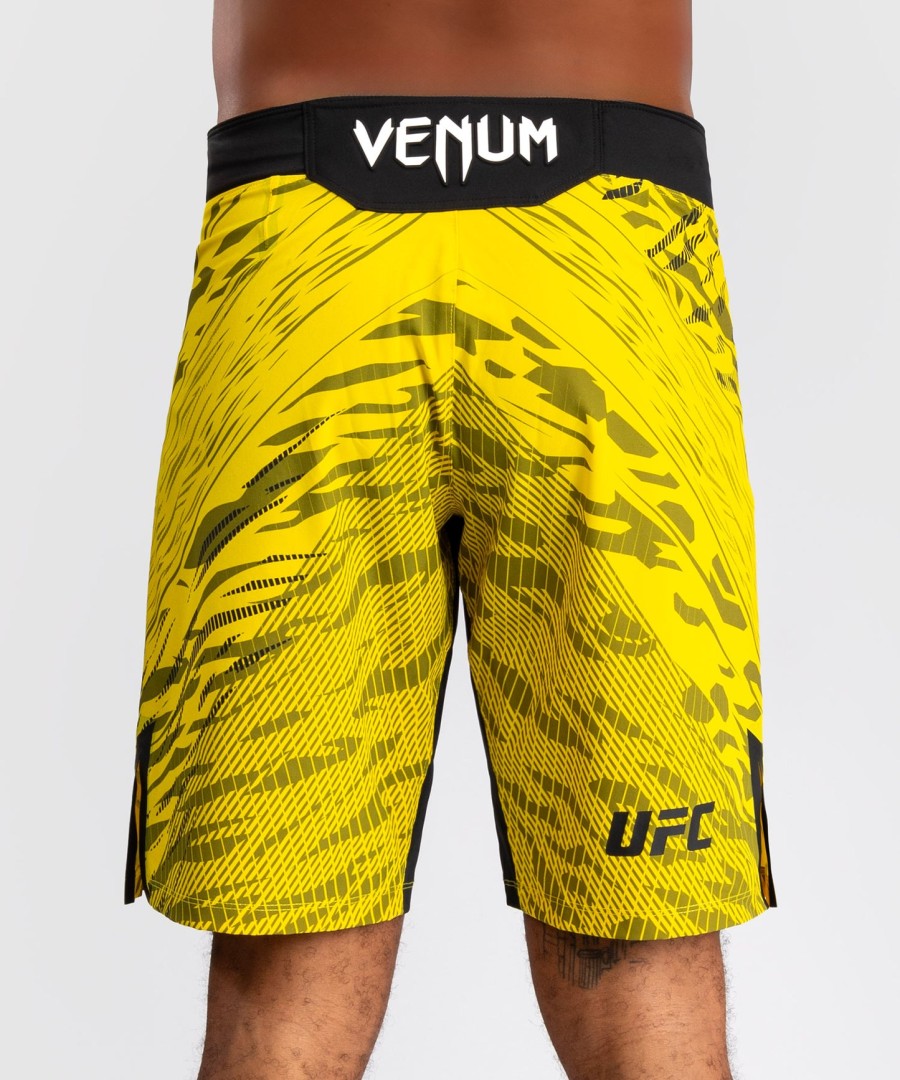 ufc fusion av venum authentic fight night herre kampshorts - lang passform - gul