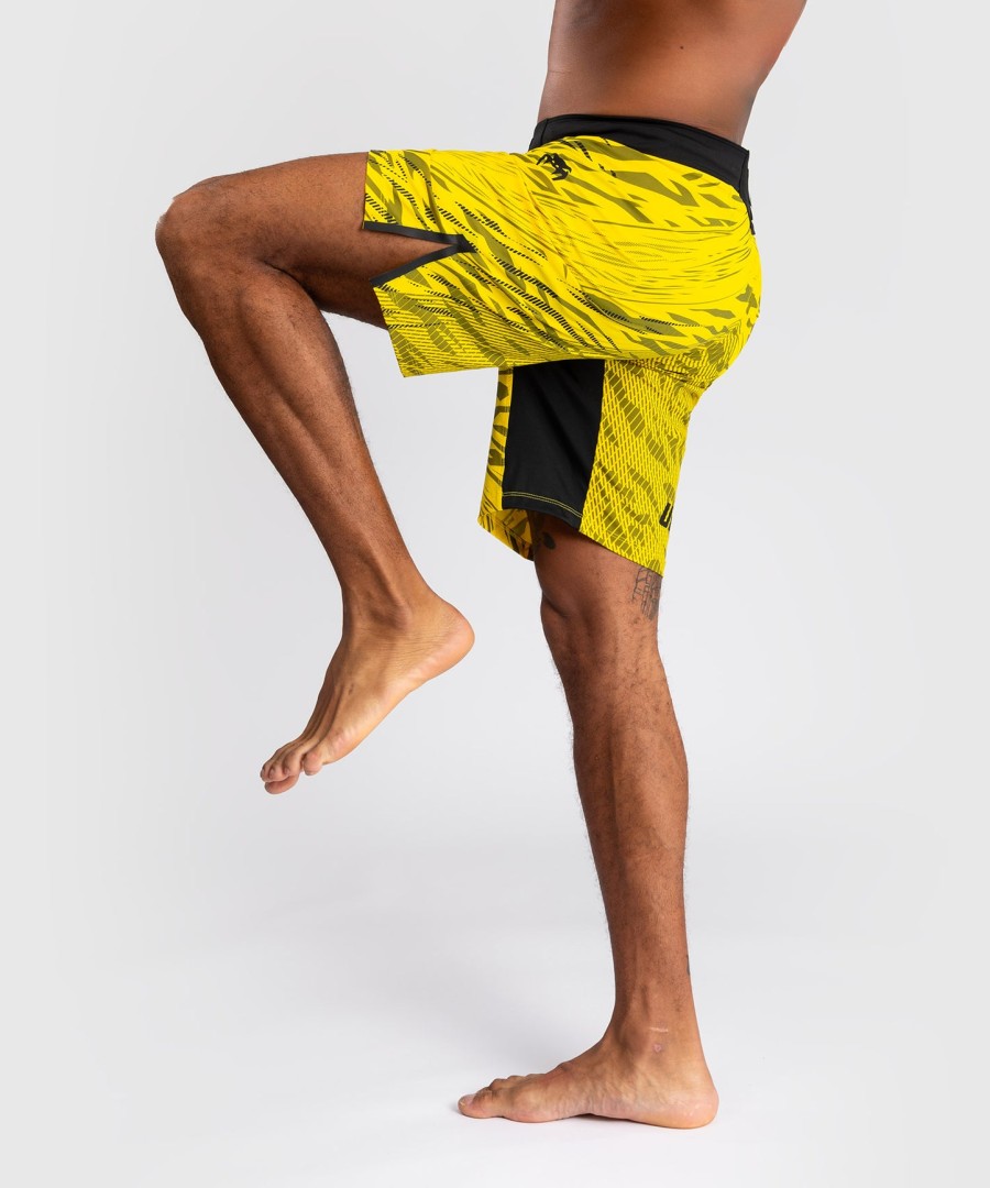 ufc fusion av venum authentic fight night herre kampshorts - lang passform - gul