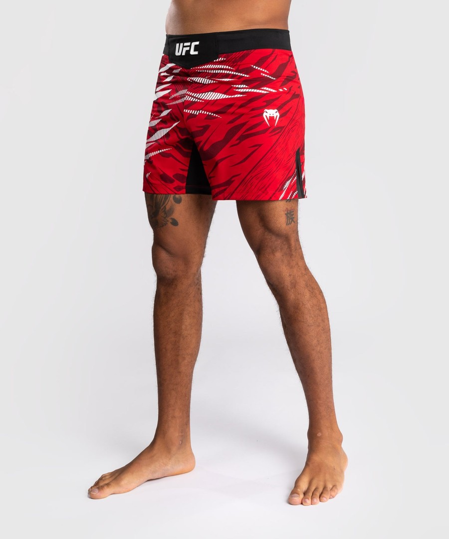 ufc fusion av venum authentic fight night menns kampshorts - kort passform - rød