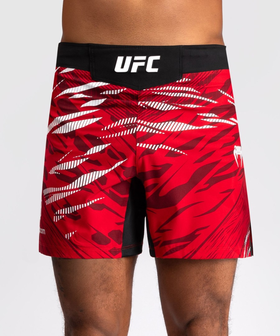 ufc fusion av venum authentic fight night menns kampshorts - kort passform - rød