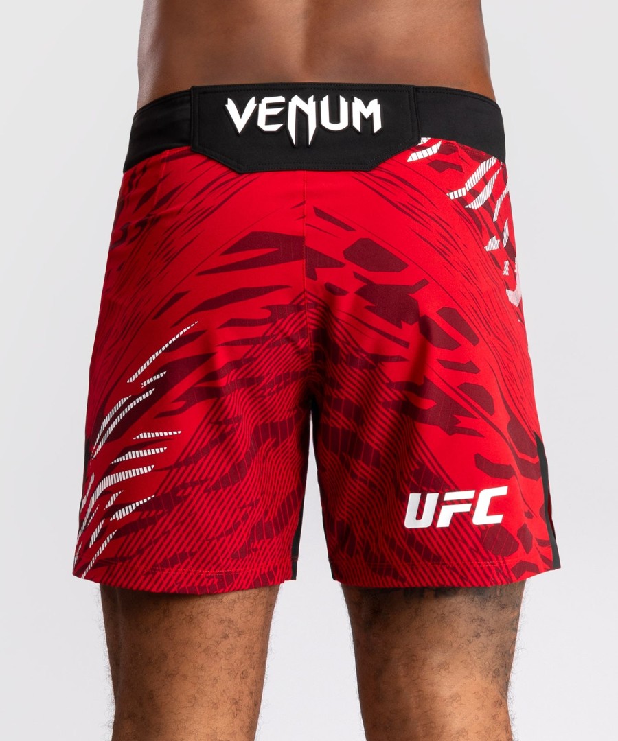 ufc fusion av venum authentic fight night menns kampshorts - kort passform - rød