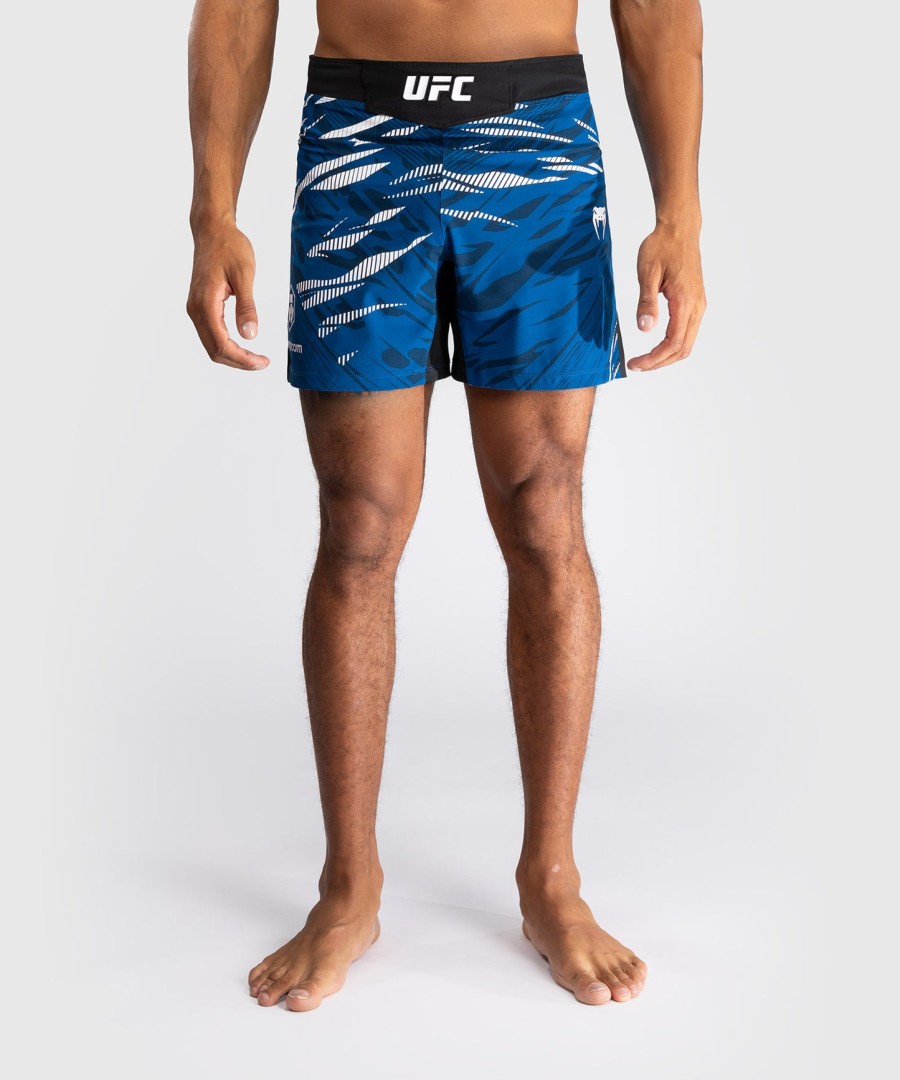 ufc fusion av venum authentic fight night menns kampshorts - kort passform - blå