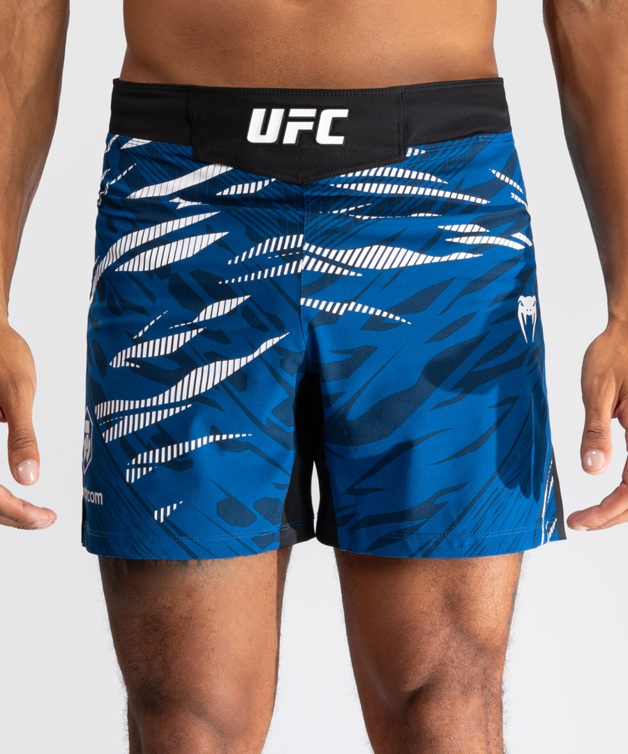 ufc fusion av venum authentic fight night menns kampshorts - kort passform - blå