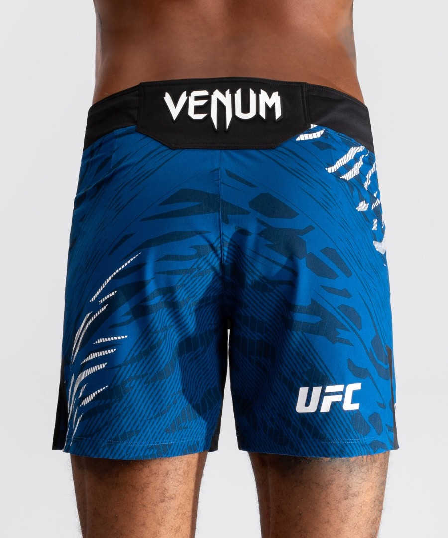 ufc fusion av venum authentic fight night menns kampshorts - kort passform - blå