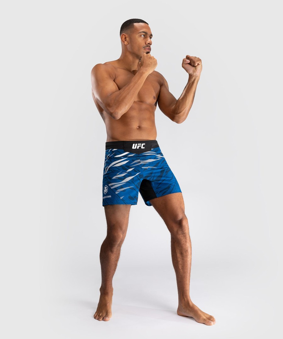 ufc fusion av venum authentic fight night menns kampshorts - kort passform - blå