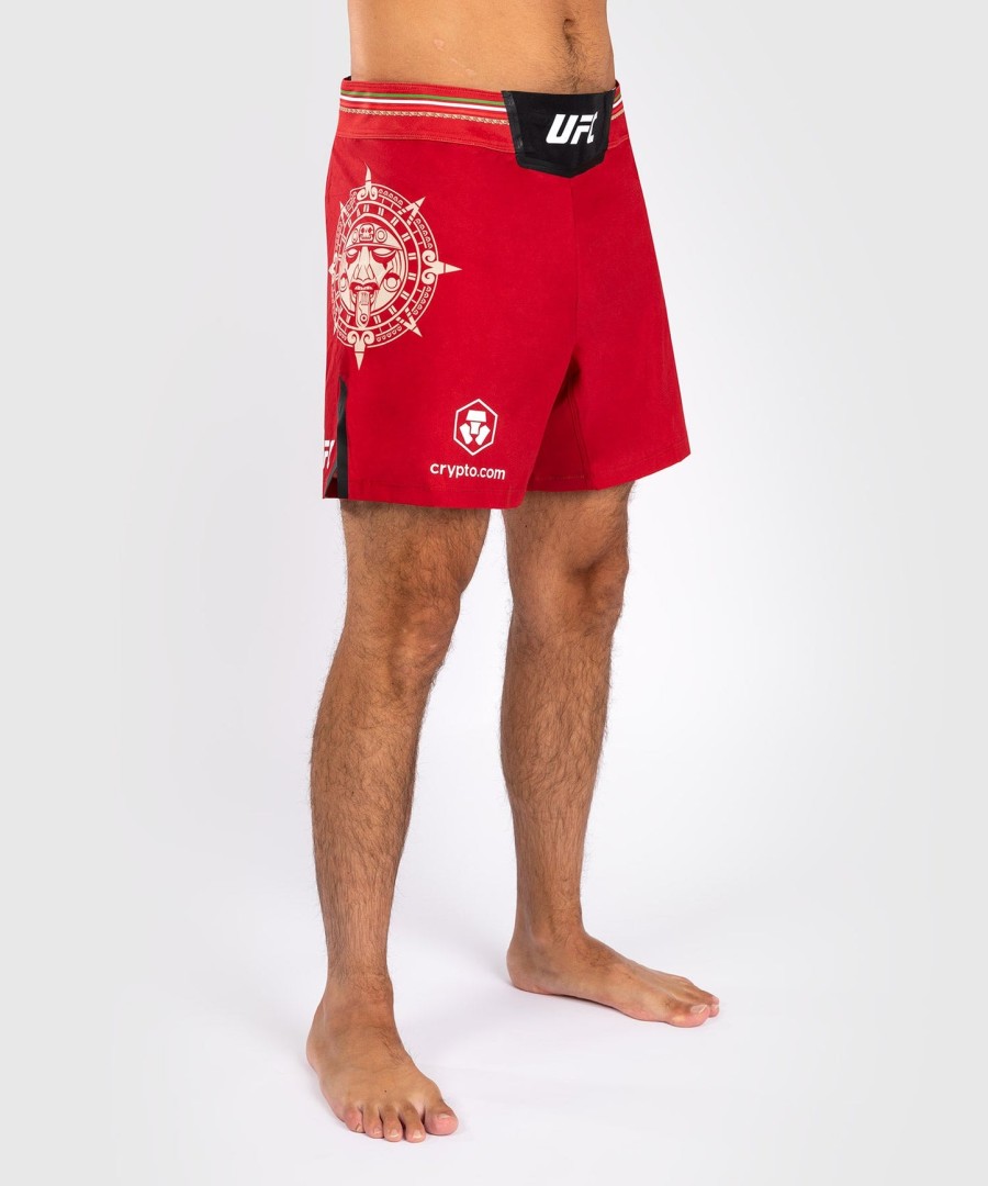 noche ufc by venum authentic fight night men fight shorts - kort passform - rød