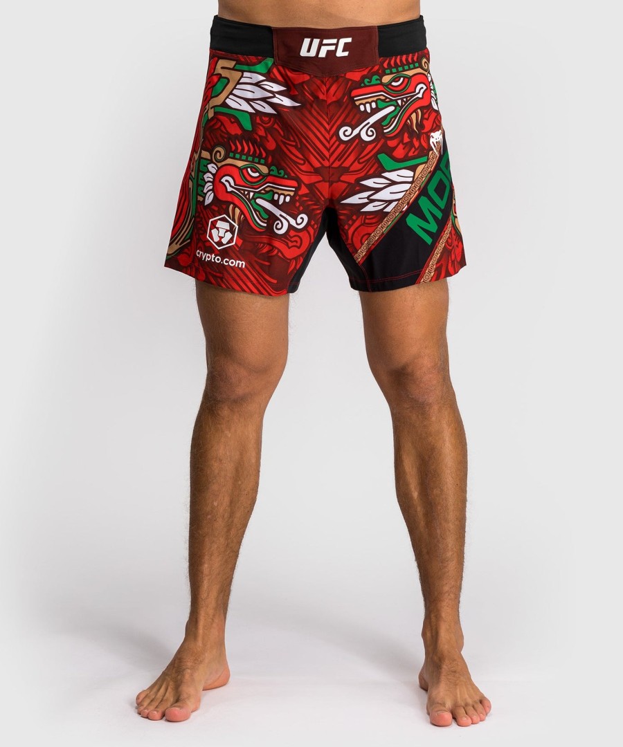 menn ufc unrivaled by venum rød brandon moreno short fit fight short