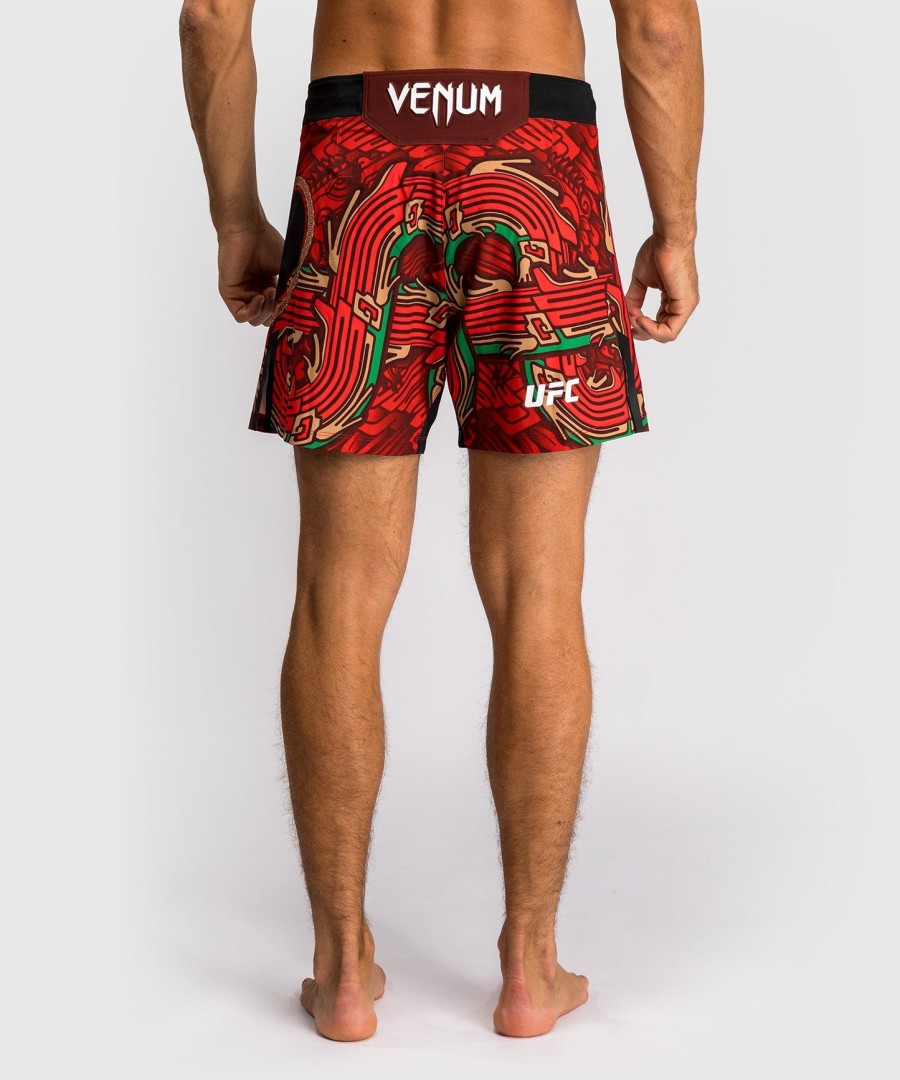 menn ufc unrivaled by venum rød brandon moreno short fit fight short