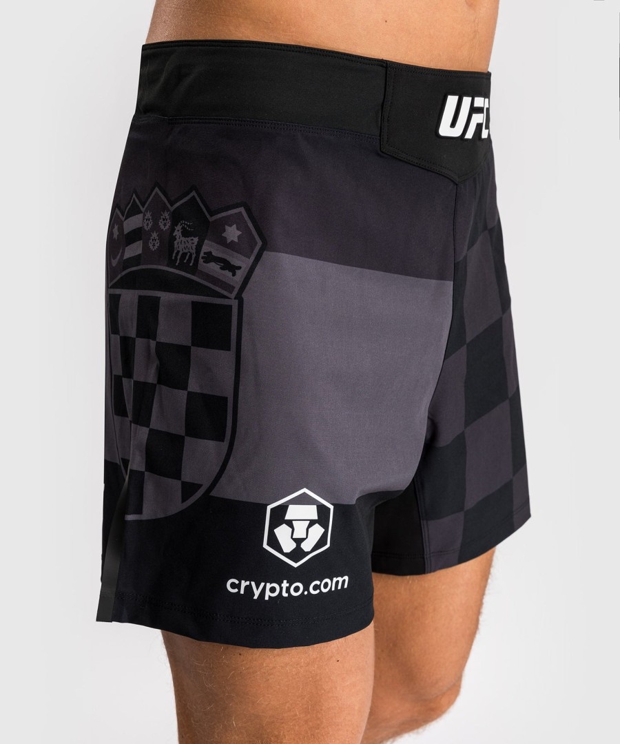 menn ufc unrivaled by venum black stipe miocic short fit fight short