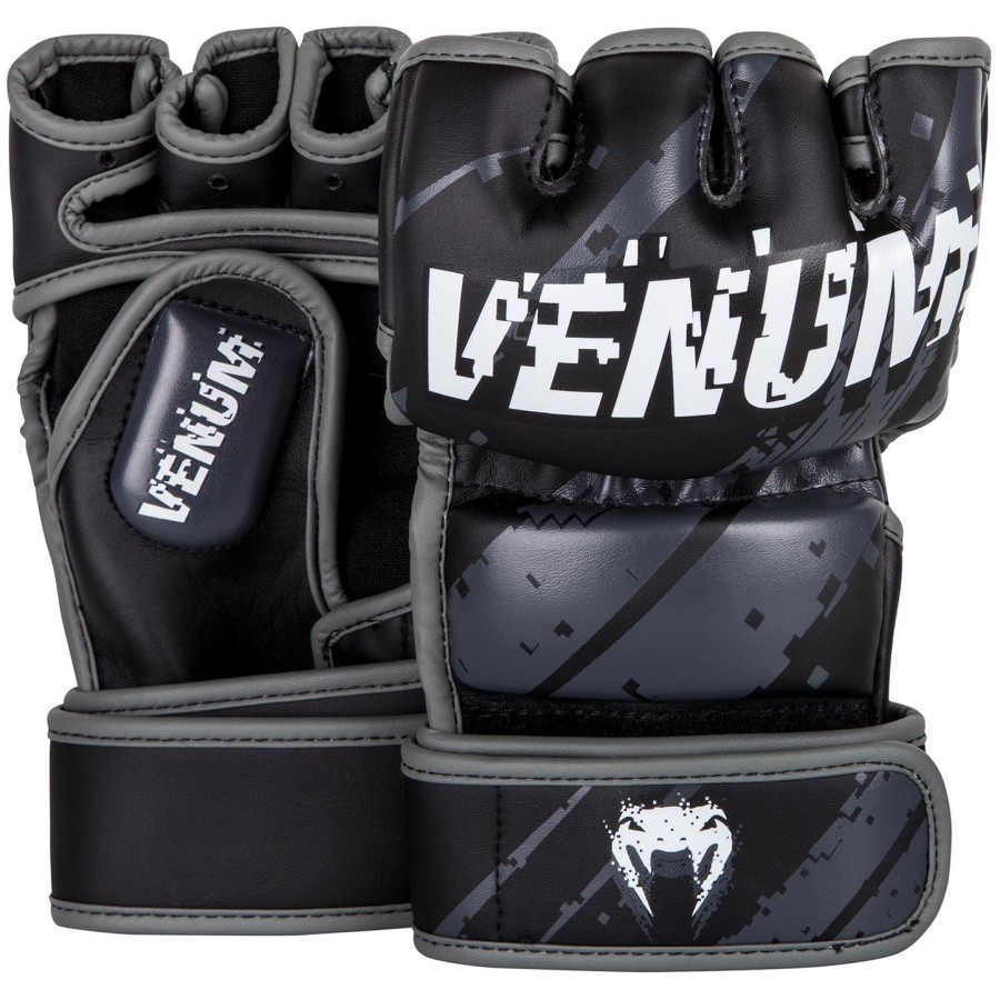 venum pixel mma-hansker - svartgrå