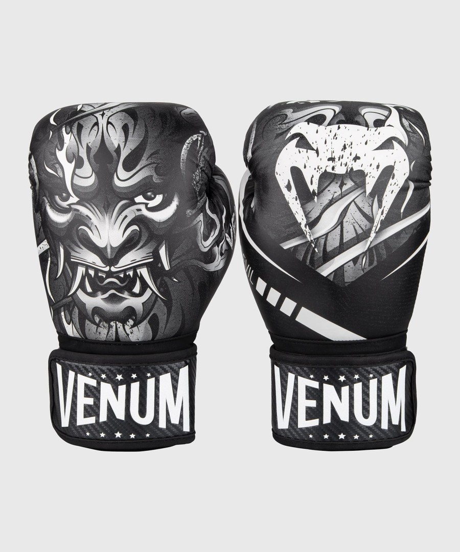 venum devil boksehansker - hvitsvart