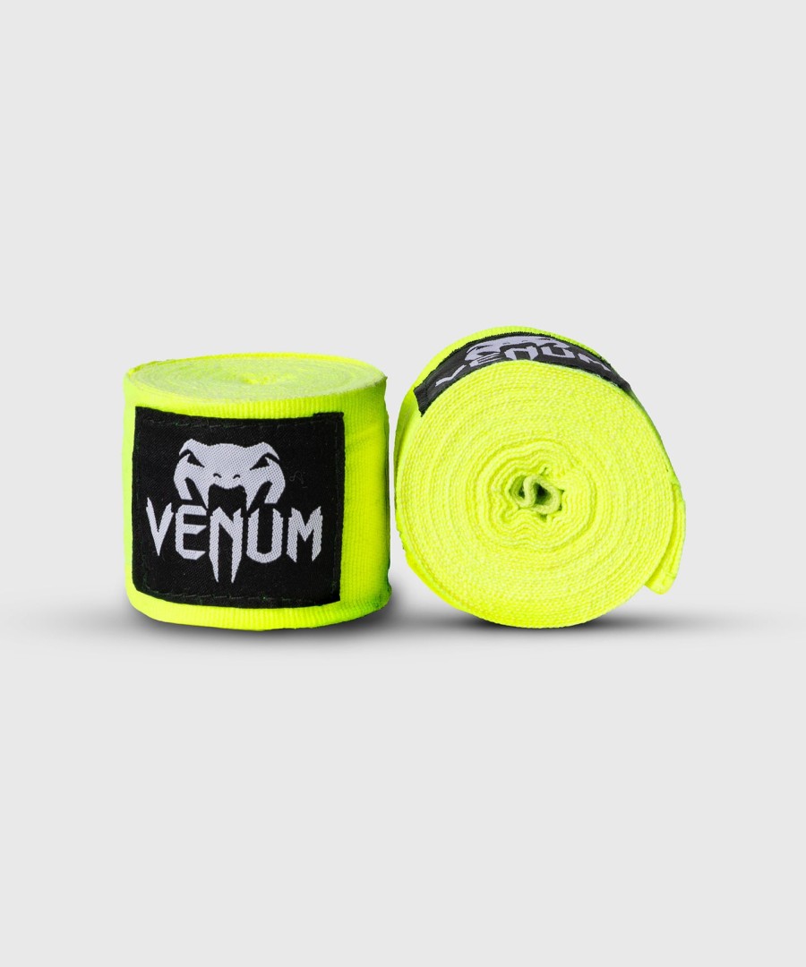 venum kontact boksehåndbind - neongul - 25 m 98 tommer