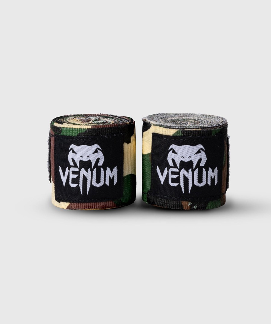 venum kontact boksehåndbind - forest camo - 25 m 98 tommer