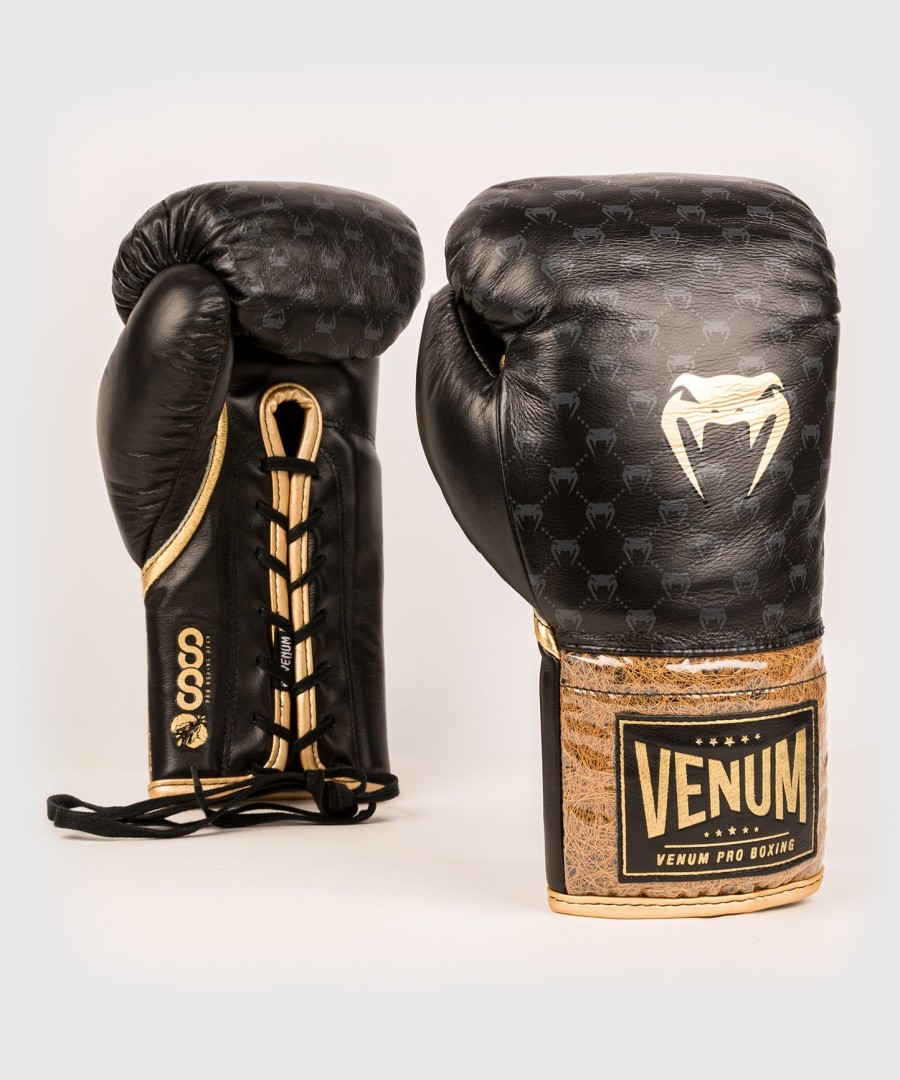 venum coco monogram pro lace up boksehansker – intens svart