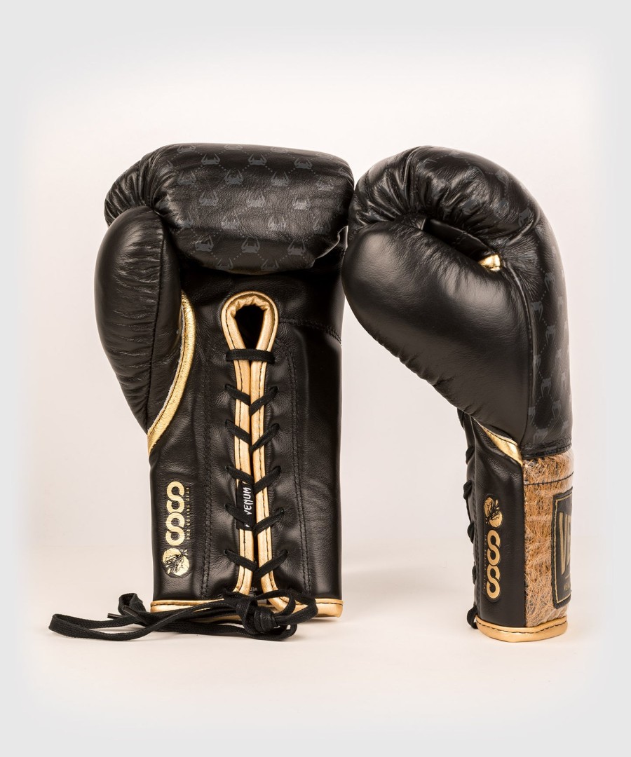 venum coco monogram pro lace up boksehansker – intens svart