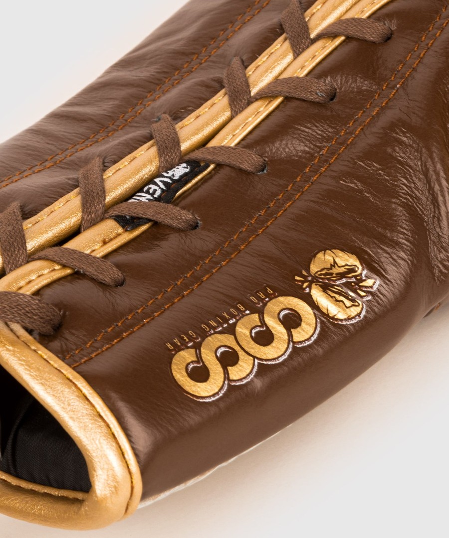 venum coco monogram pro lace up boksehansker – grizzly brown