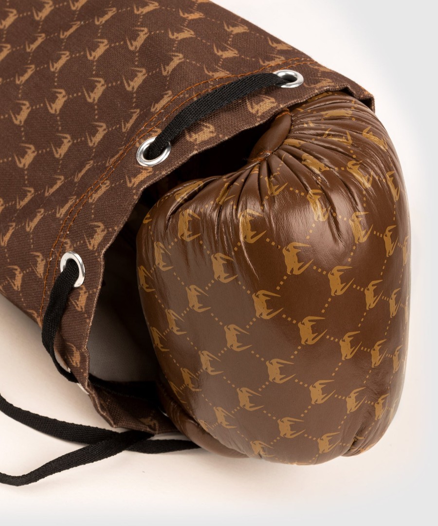 venum coco monogram pro lace up boksehansker – grizzly brown