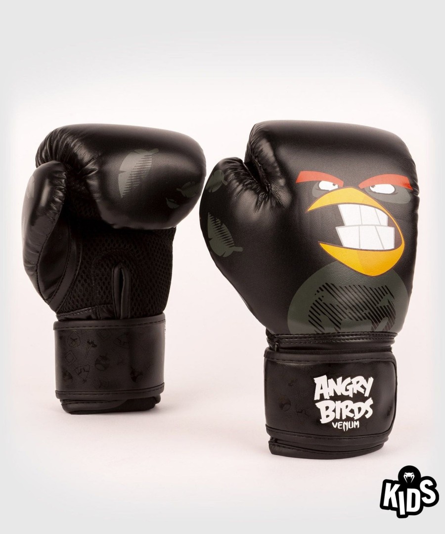 venum angry birds boksehansker – for barn – svart