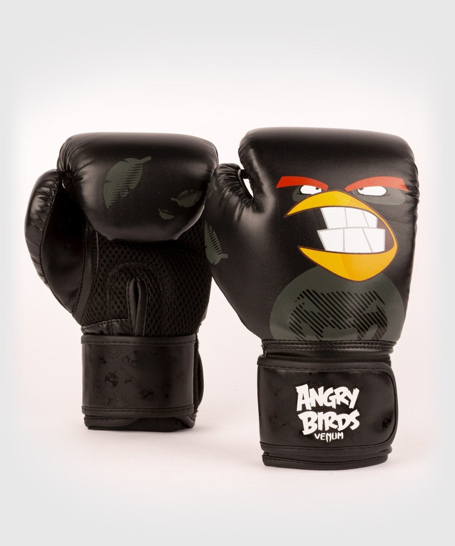 venum angry birds boksehansker – for barn – svart