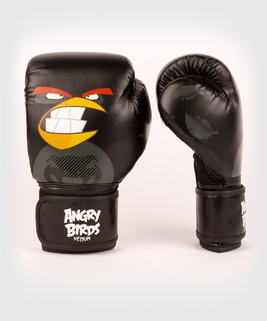 venum angry birds boksehansker – for barn – svart