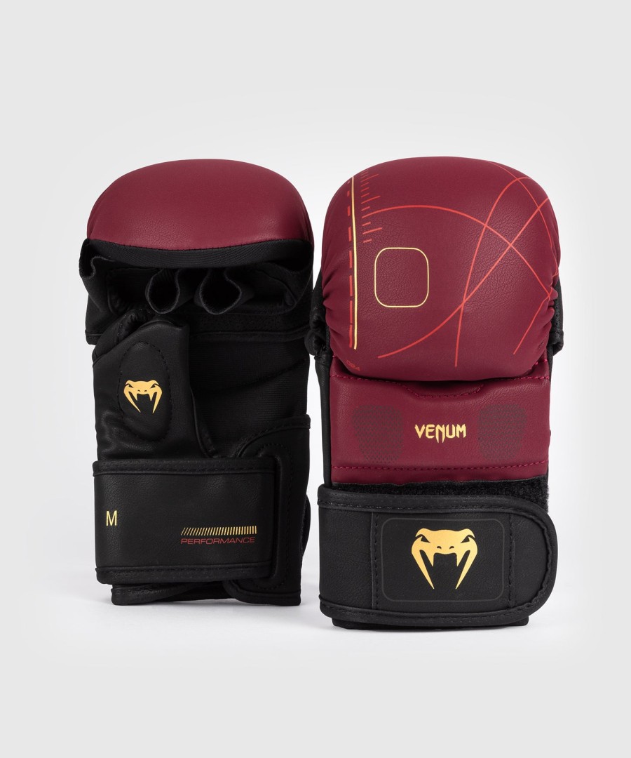 venum tactical xt sparringhansker - svartburgundergull