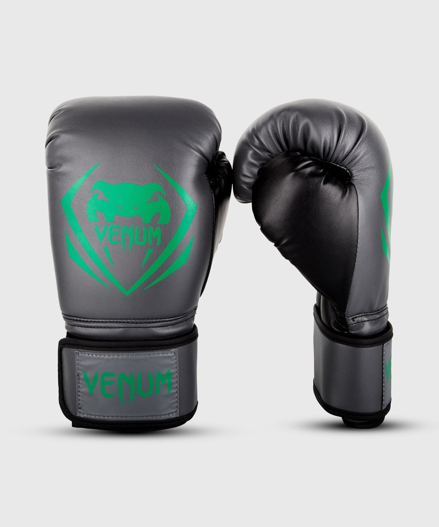 venum contender boksehansker - grågrønn-svart
