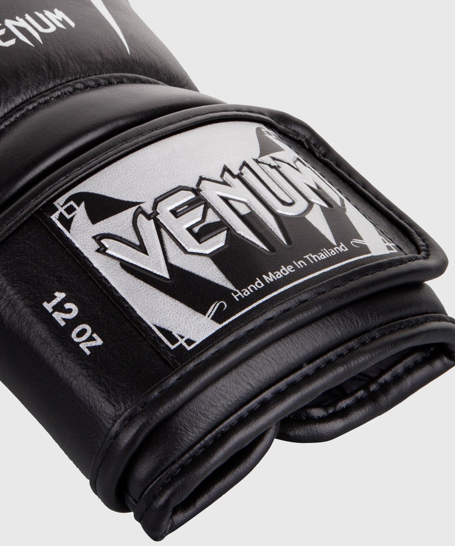 venum giant 3.0 boksehansker - nappa lær - svartsølv