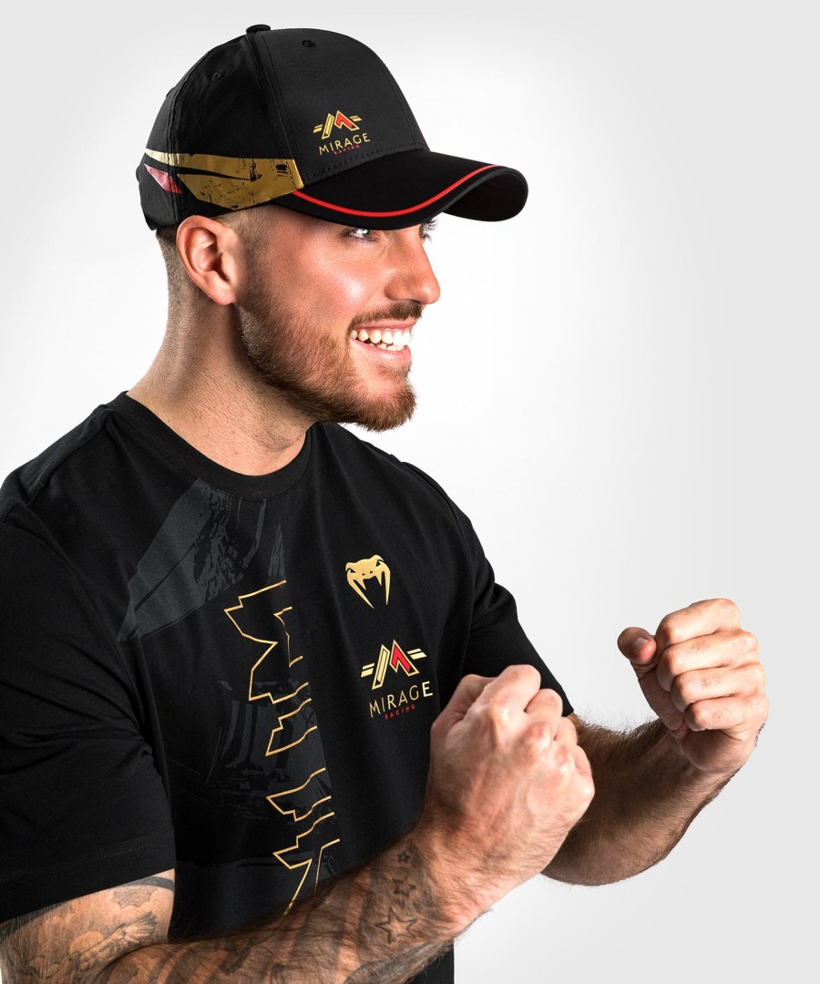 venum x mirage baseballcaps - svartgull