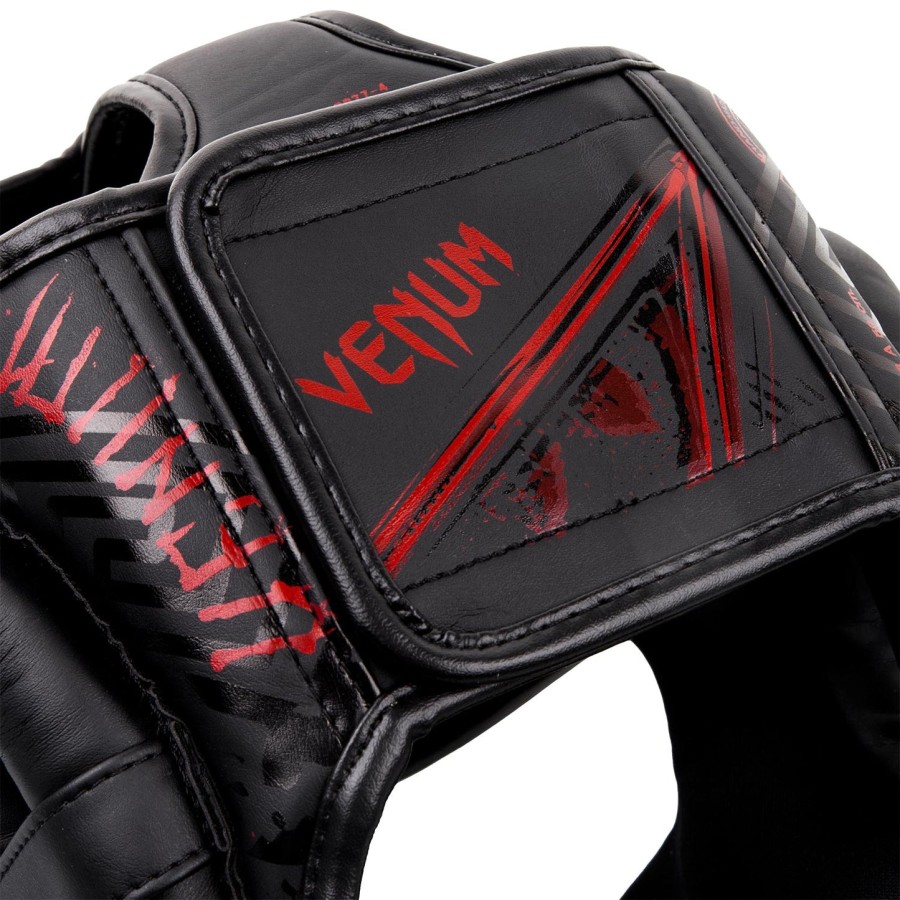 venum gladiator 3.0 hodeplagg - svartrød