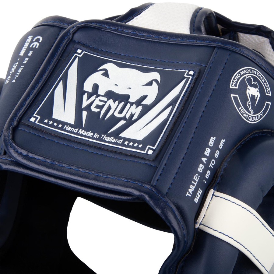 venum elite hodeplagg - hvitmarineblå