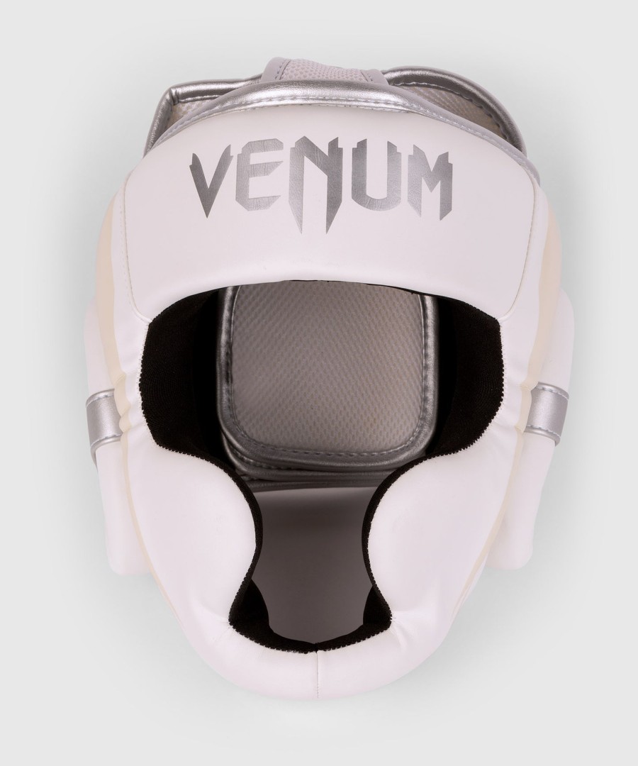 venum elite hodeplagg - hvitsølv-rosa