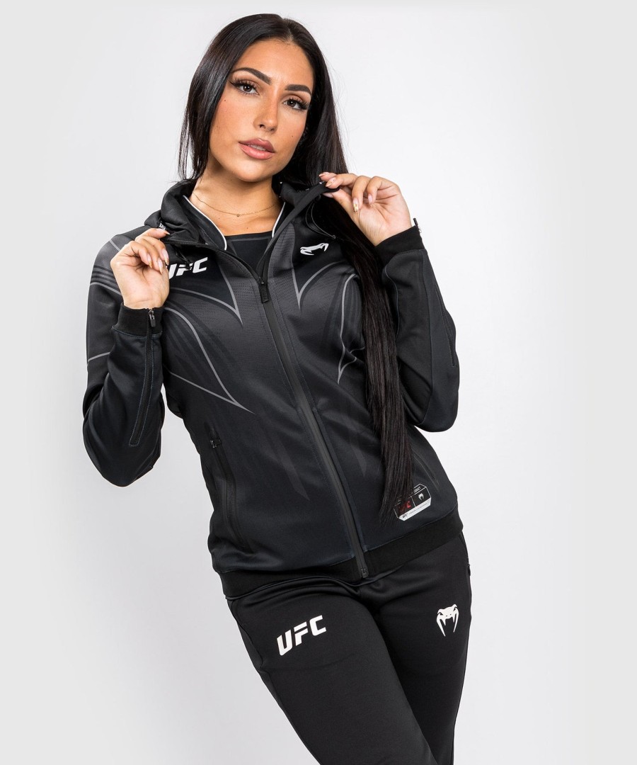 ufc venum authentic fight night 2.0 womens walkout hettegenser – svart