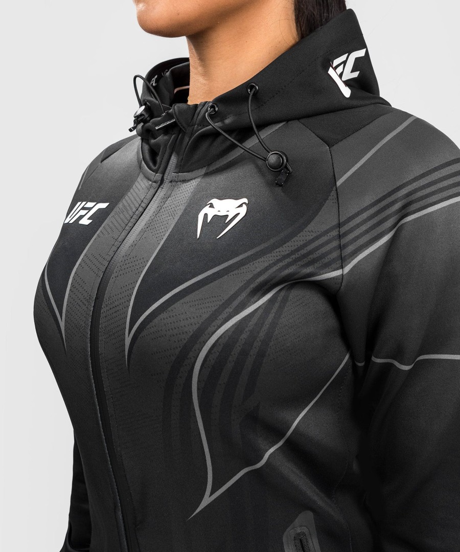ufc venum authentic fight night 2.0 womens walkout hettegenser – svart