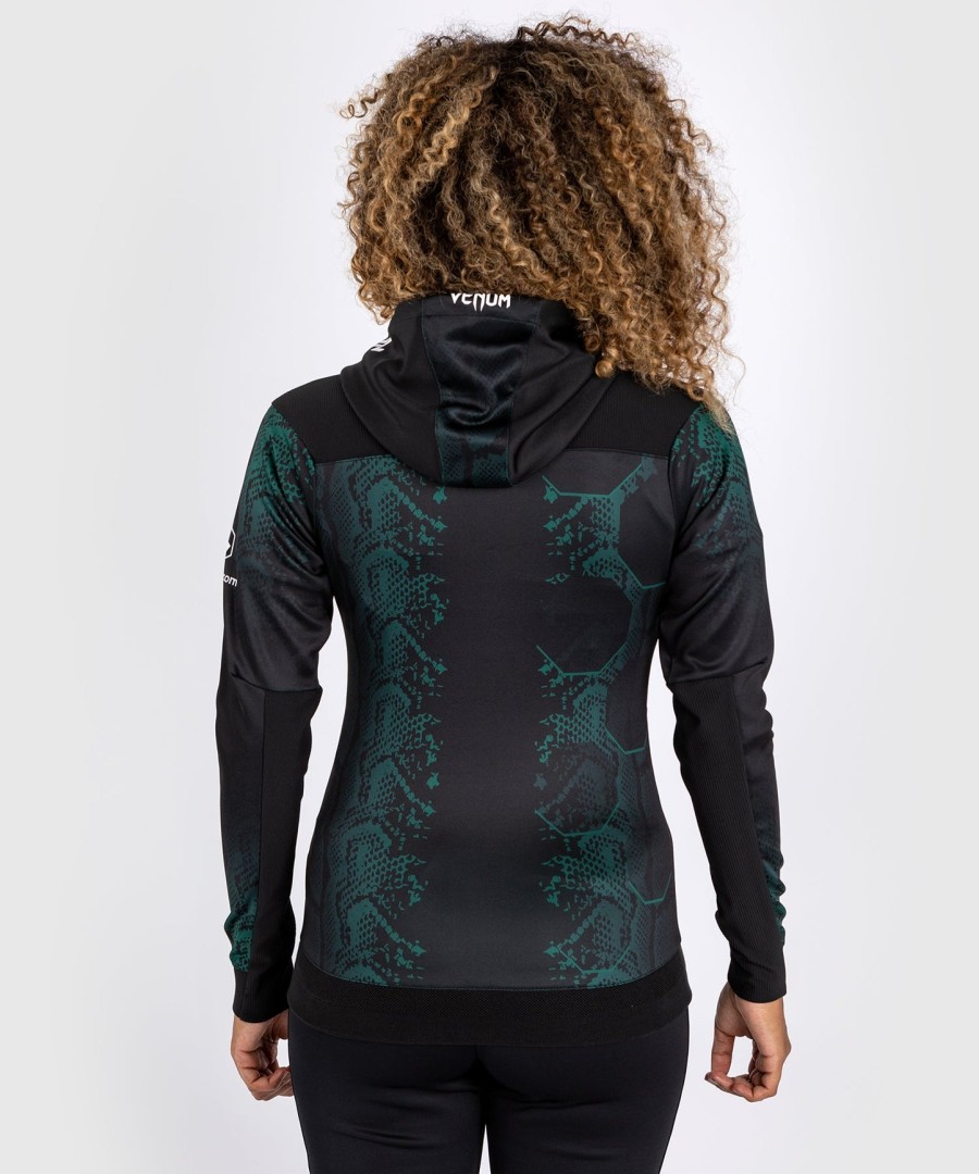 ufc adrenaline by venum authentic fight night women walkout hettegenser - emerald edition - grønnsvart