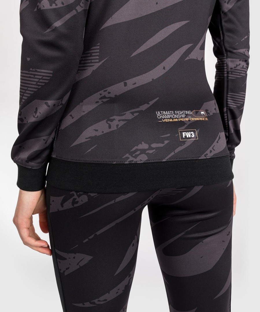 ufc adrenaline by venum fight week hettegenser med glidelås for kvinner – urban camo