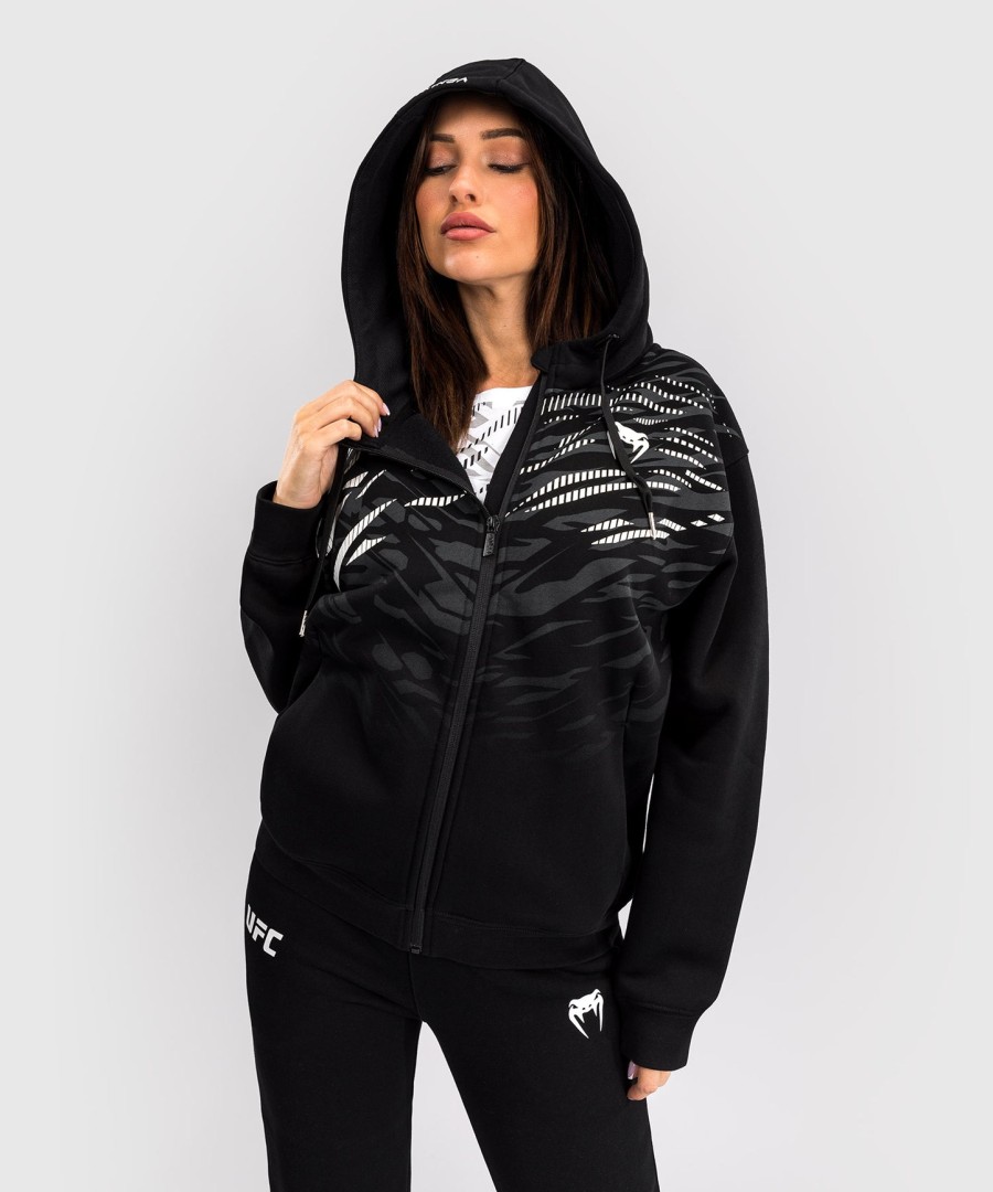 ufc fusion av venum dame replica zip hettegenser – svart