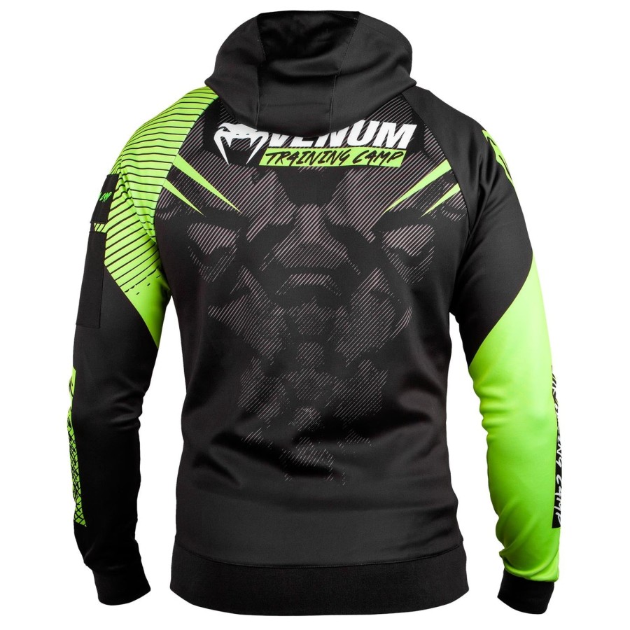venum training camp 2.0 hettegenser - svartneo gul