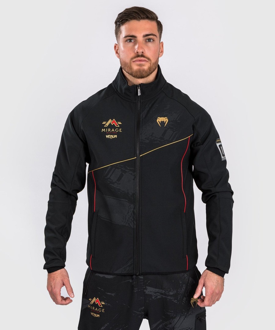 venum x mirage softshelljakke - svartgull