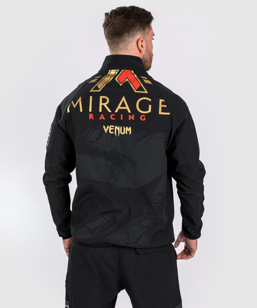 venum x mirage softshelljakke - svartgull