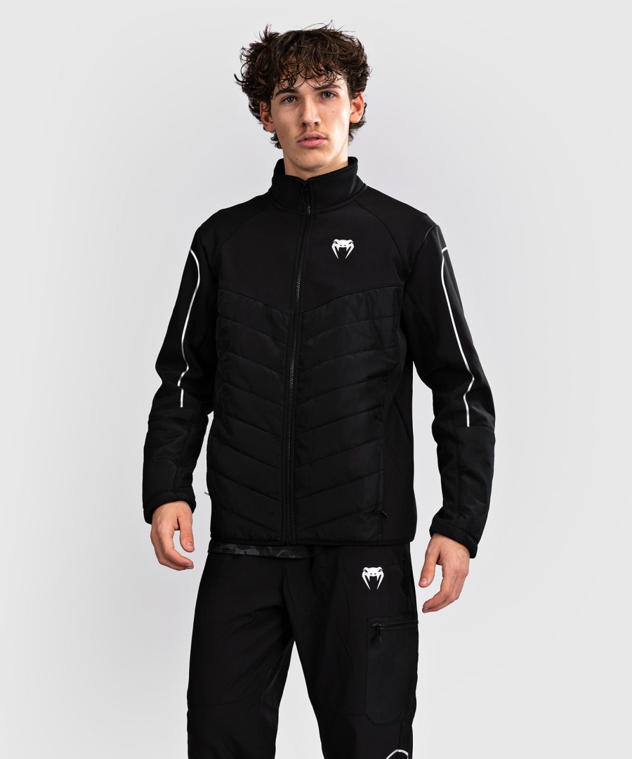 venum paddock softshell jakke langermet - svart