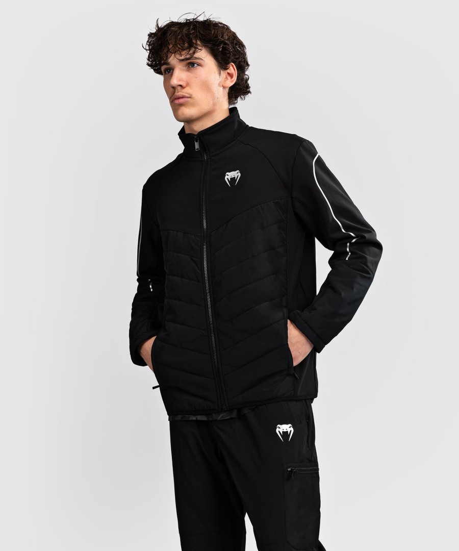venum paddock softshell jakke langermet - svart