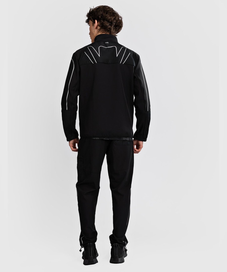 venum paddock softshell jakke langermet - svart