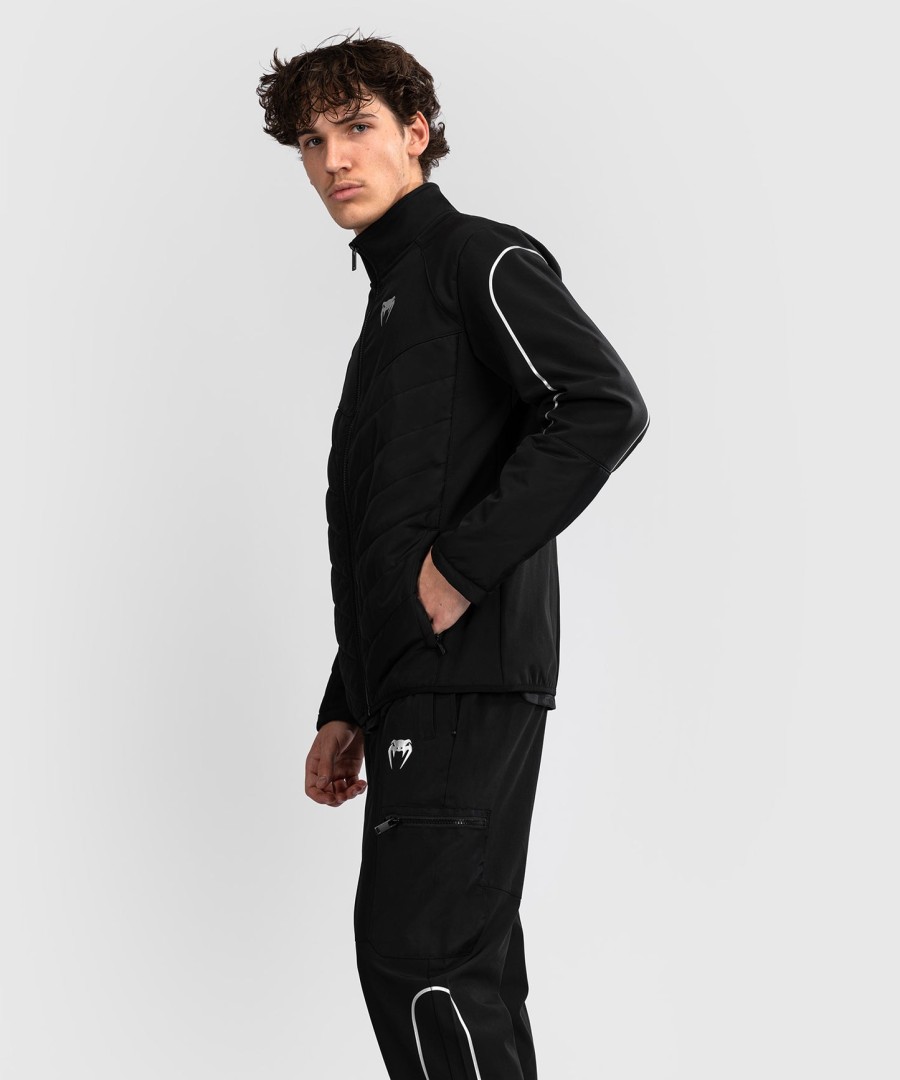 venum paddock softshell jakke langermet - svart